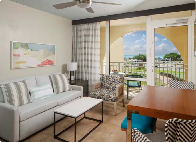 One Bedroom Garden Ocean